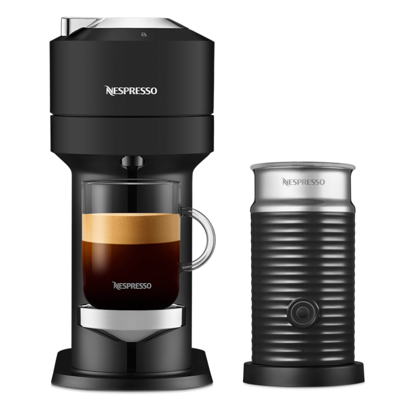 Nespresso VERTUO NEXT ブラック Cafeteira Vertuo Next com Aeroccino3 Preto Fosco | Nespresso