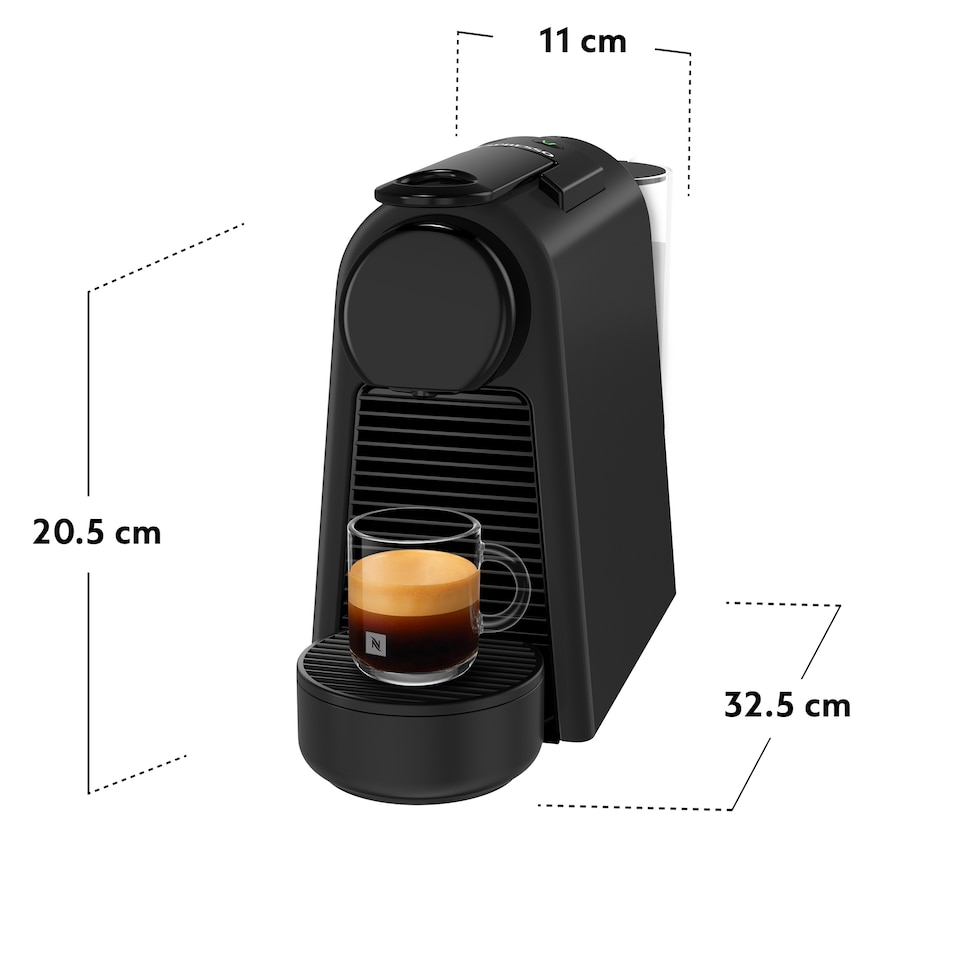 Dimensions de la machine Nespresso Inissia
