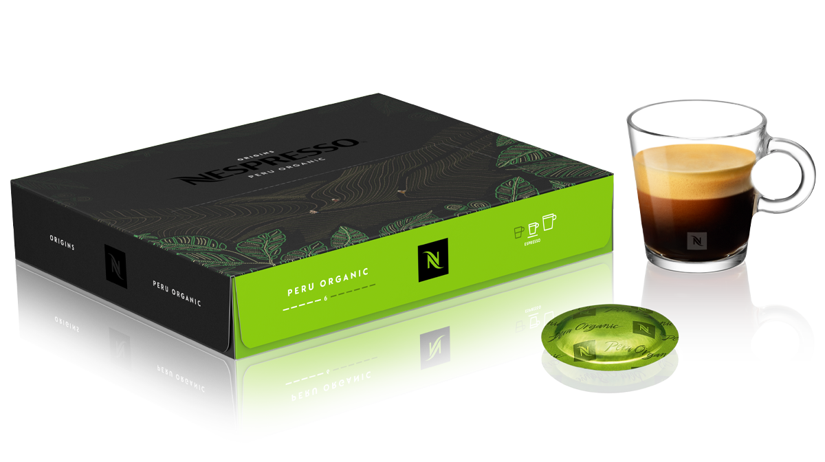 Peru Organic Single Origin Coffee Pod Nespresso Professional UK