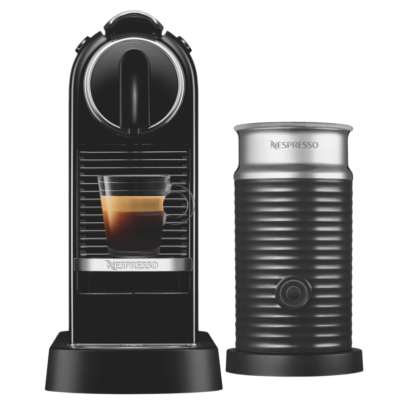 Cafeteira Citz e Aeroccino3 Preta | Nespresso