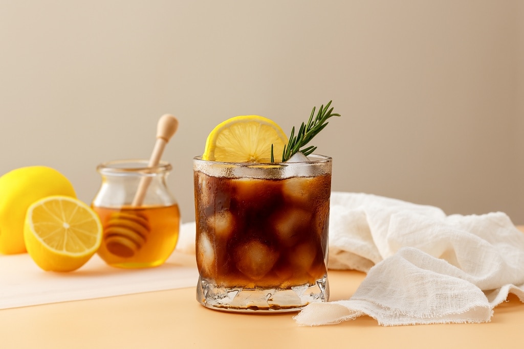 สูตรอเมริกาโน่น้ำผึ้งมะนาว