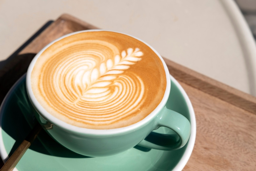 Latte Art Rosetta / Leaf