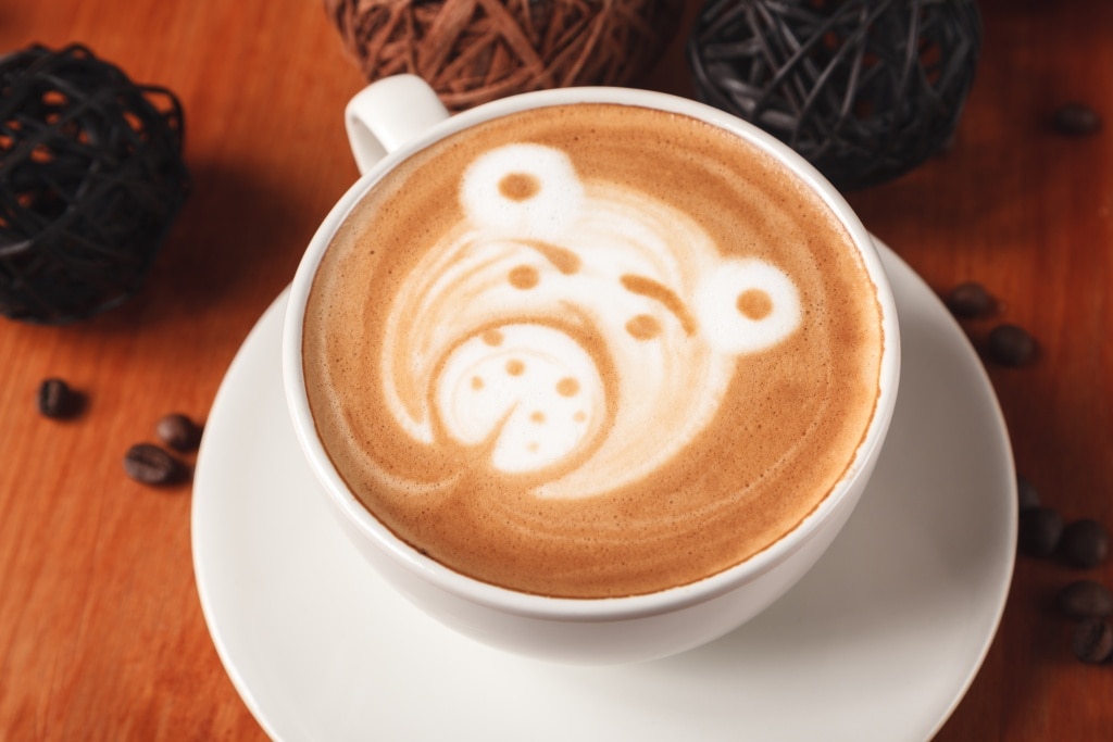 Latte Art Bear