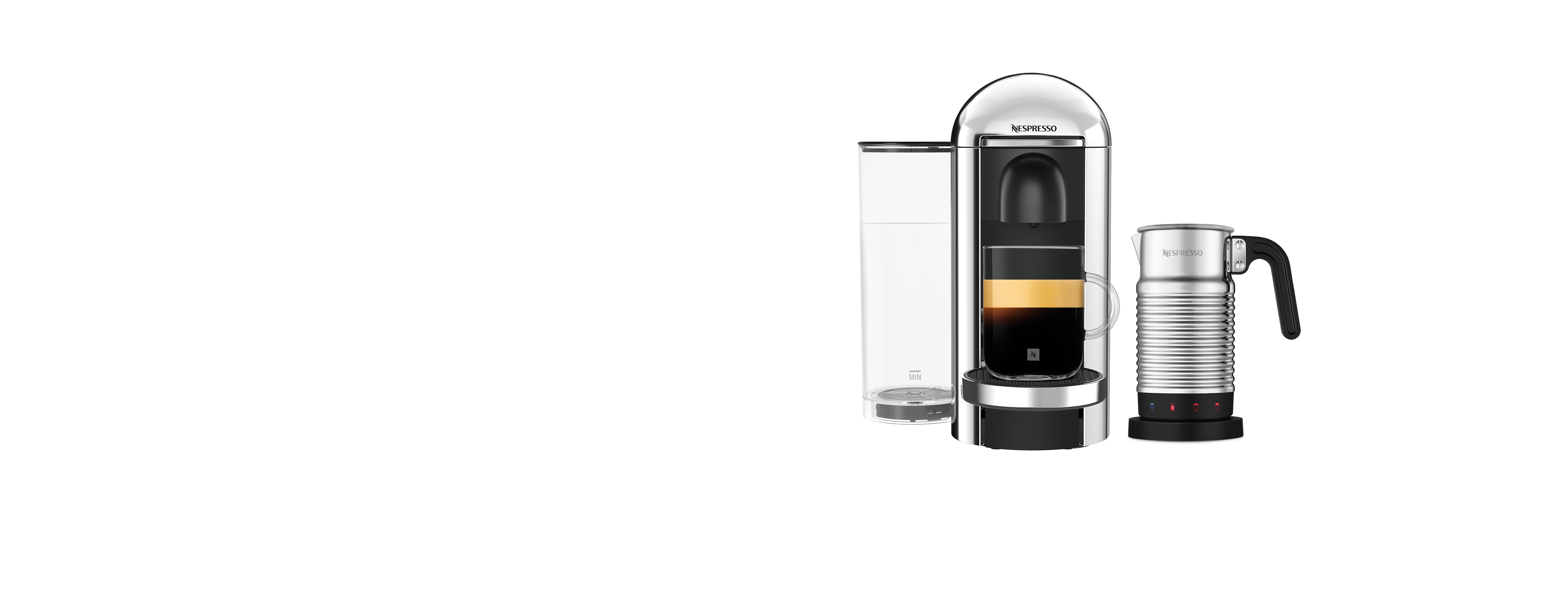 Essenza Mini Szary & Aeroccino | Ekspres do kawy | Nespresso