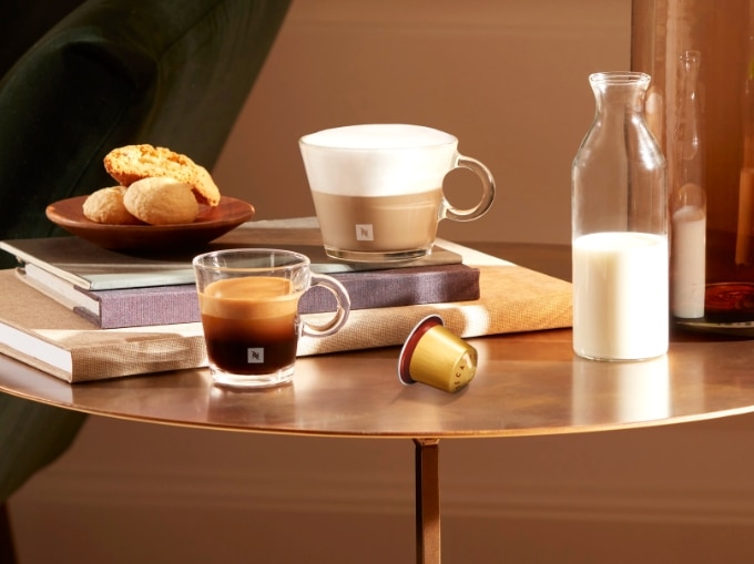 Cápsula de Café Volluto Deccafeinato - Original | Nespresso