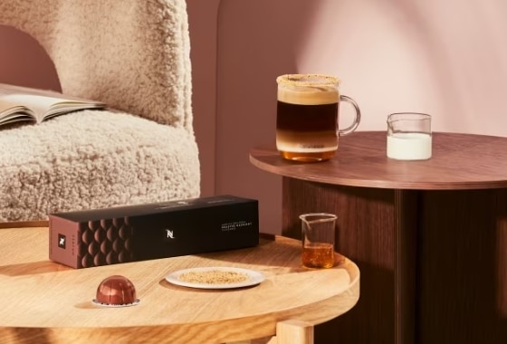 燕麥奶拿鐵食譜2_蜂蜜榛果翻轉拿鐵