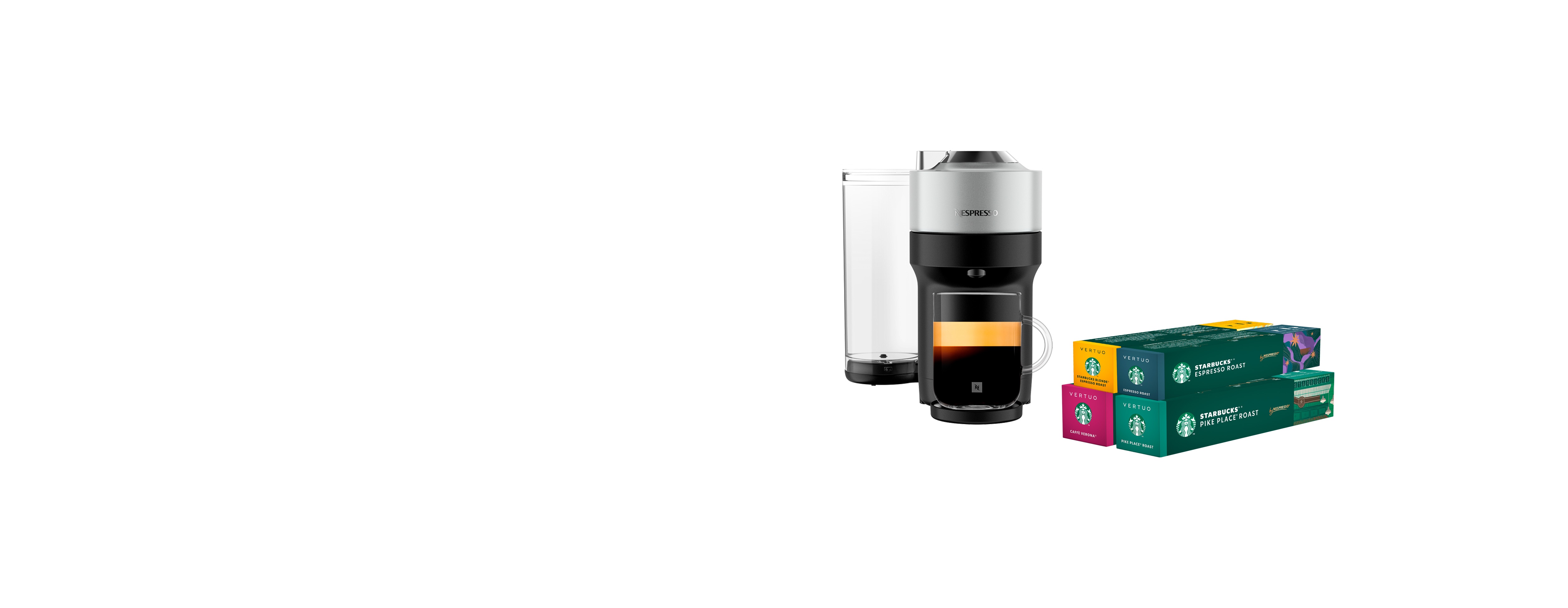 ヴァーチュオ ポップ + ネスプレッソ シルバー ポップ プラス ヴァーチュオ ポップ + ネスプレッソ シルバー ポップ プラス