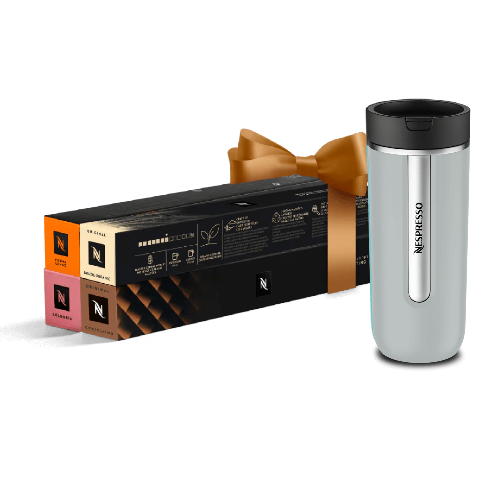 Kit Nespresso com 40 Cápsulas + Porta-Cápsulas Display pequeno