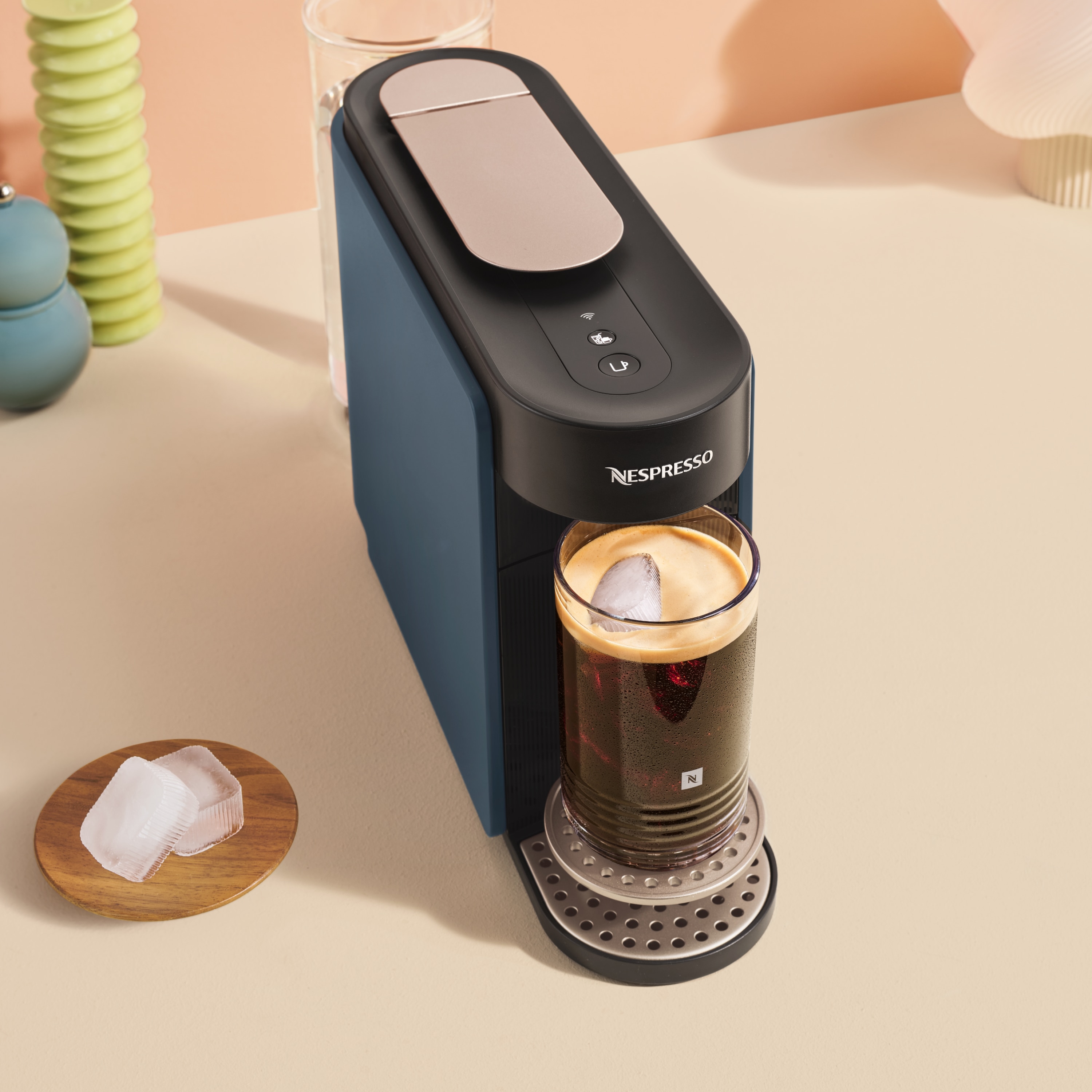 Кофемашина Nespresso Vertuo Up тёмно-синяя — фото 6