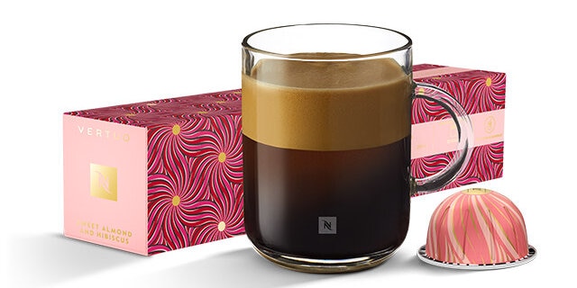 Sweet Almond and Hibiscus Vertuo