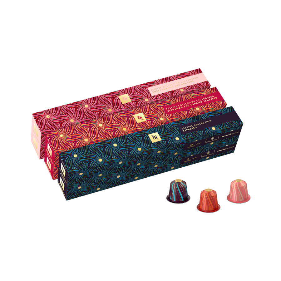 ネスプレッソ　コーヒーカプセル オリジナル フェスティブ コーヒーセット(60カプセル)｜カプセル