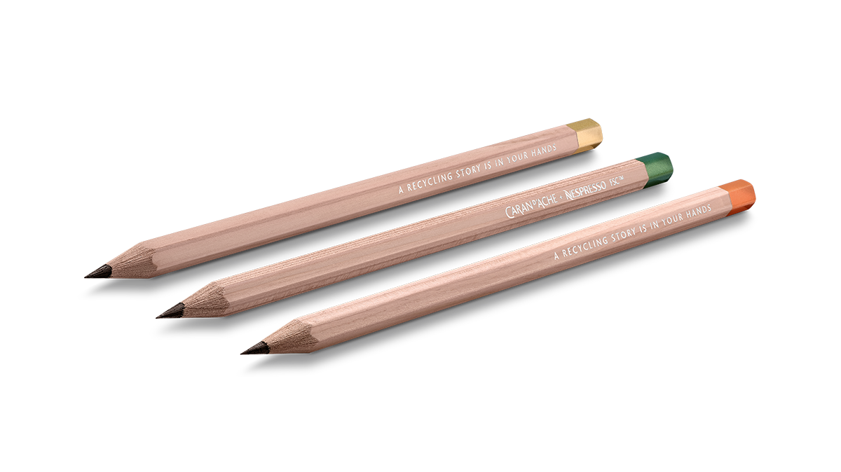 Nespresso & Caran d'Ache Upcycled Pencil Set - Nespresso