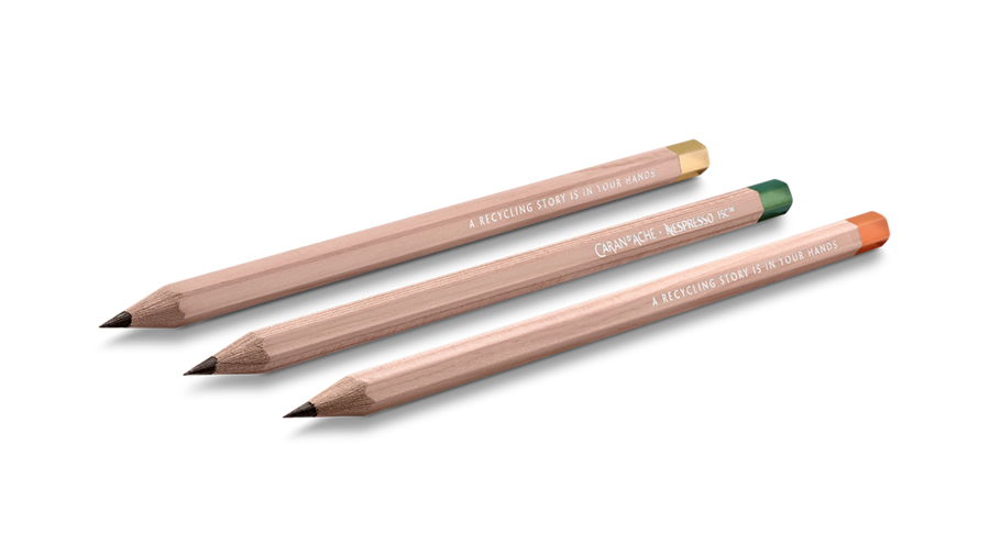Nespresso & Caran d'Ache Upcycled Pencil Set - Nespresso