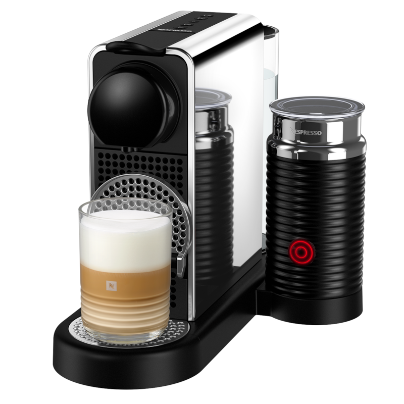 CitiZ Platinum&Milk Stainless steel Coffee Machine - Nespresso