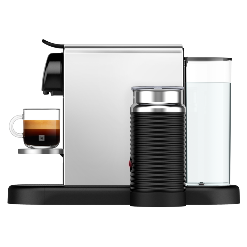 CitiZ Platinum&Milk Stainless steel Coffee Machine - Nespresso