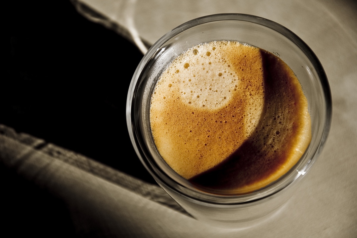 Crema คือ ฟองครีมสีน้ำตาลที่ลอยอยู่เหนือช็อตกาแฟ