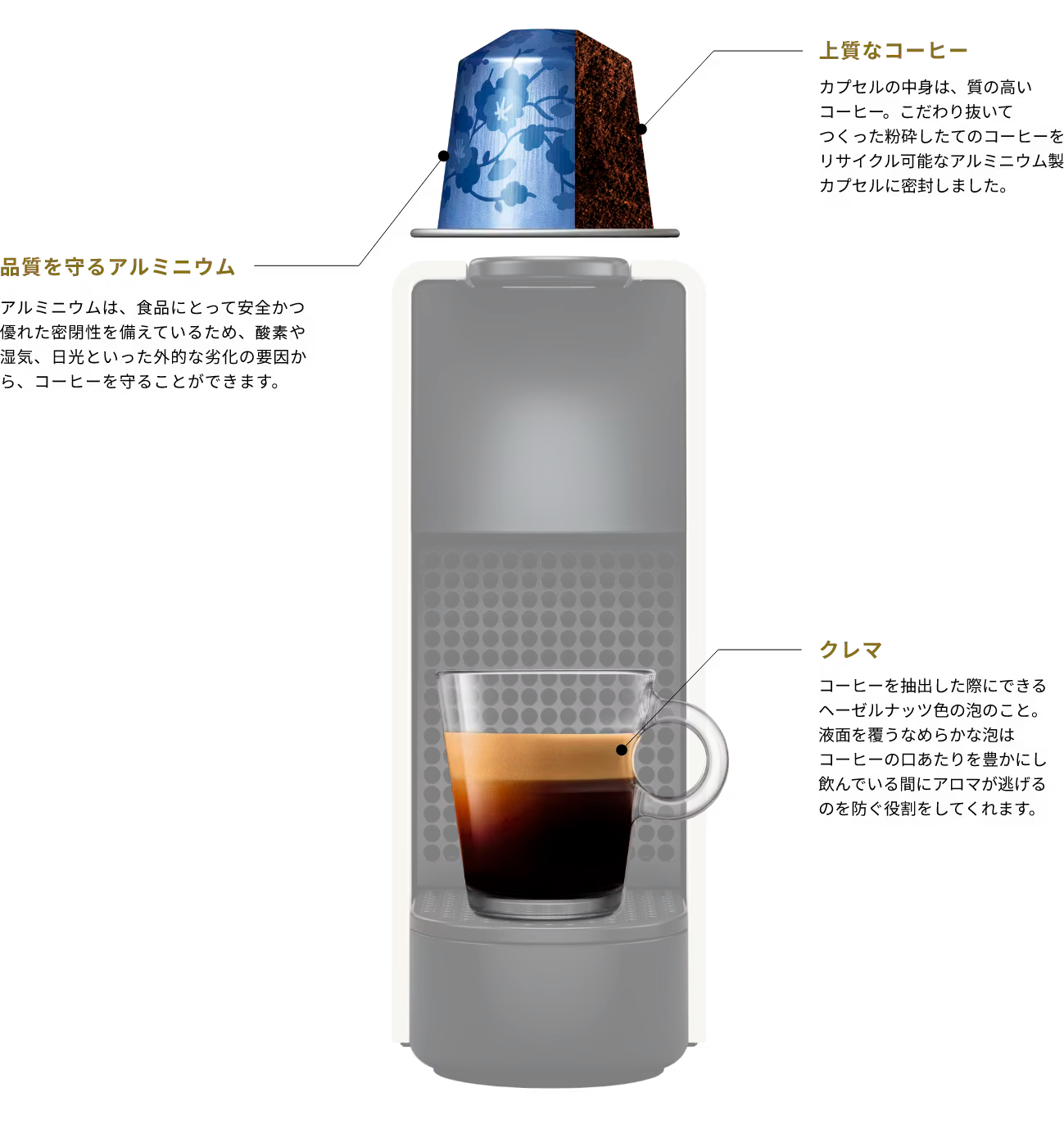 NESPRESSO ラティシマ・ワン ラティシマワン F111 概ね美品 ラティシマ・ワン プラス ポーセリンホワイト｜コーヒーメーカー