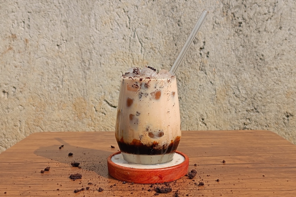 มอคค่าลาเต้เย็น