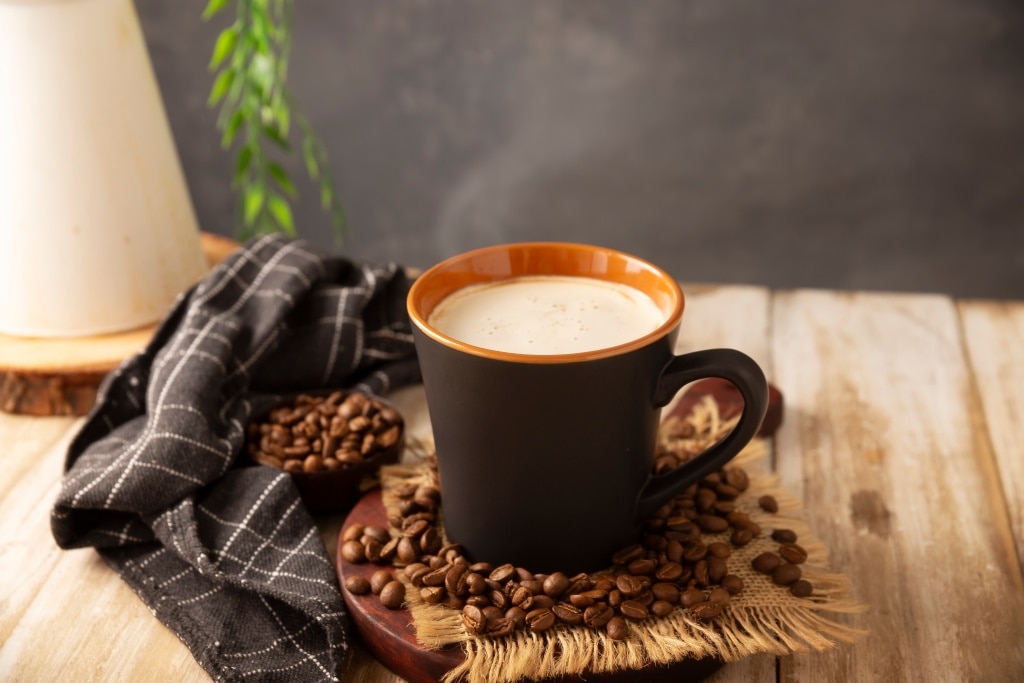 เมนูกาแฟแฟลตไวท์