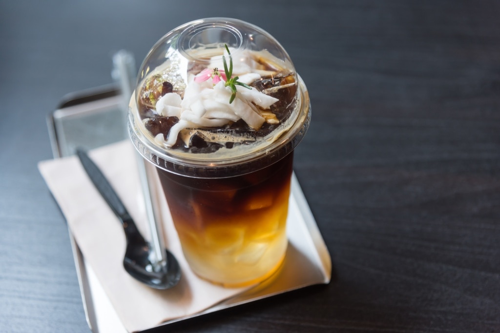 สูตรอเมริกาโน่น้ำมะพร้าว