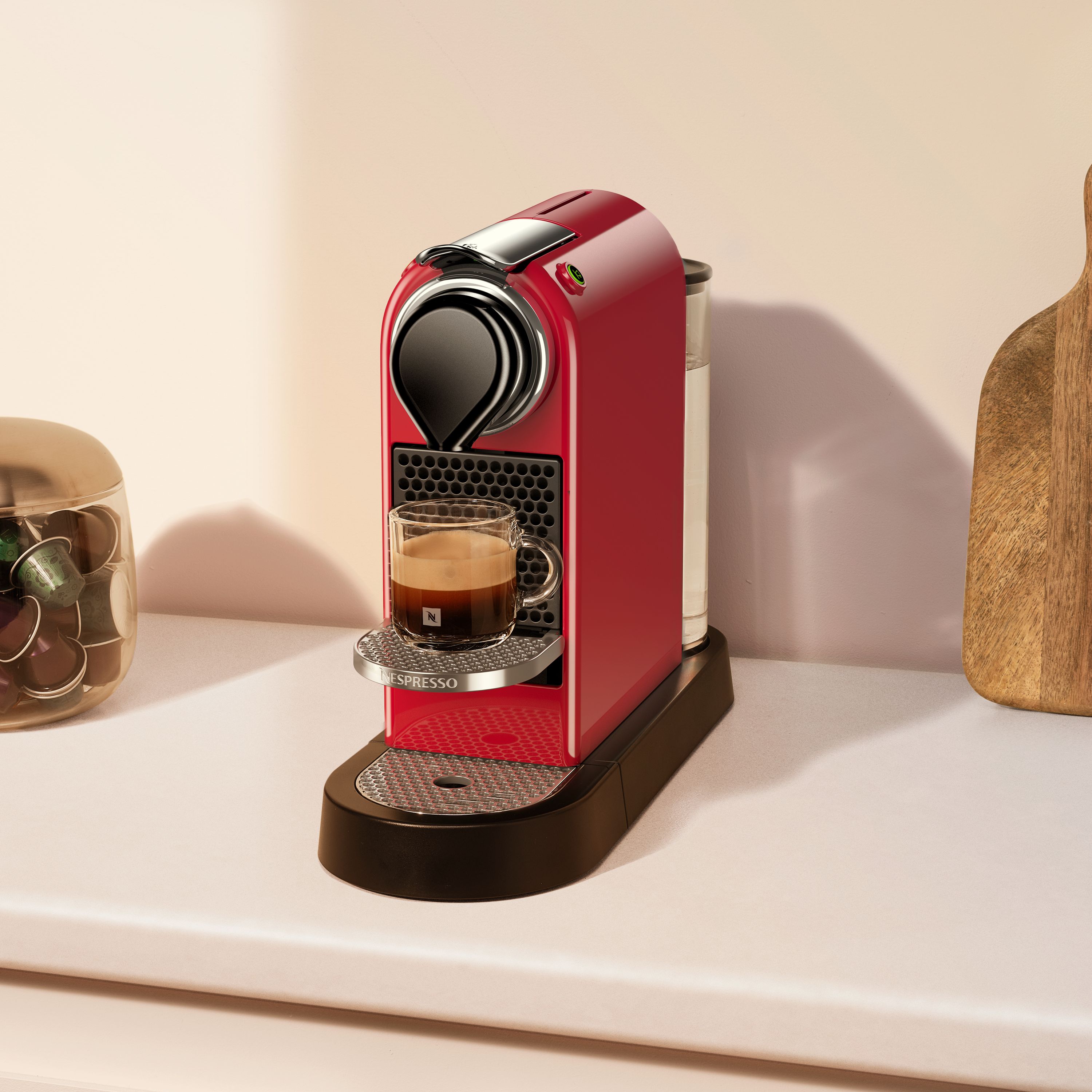 Cafeteira Citiz Vermelho Cereja | Nespresso