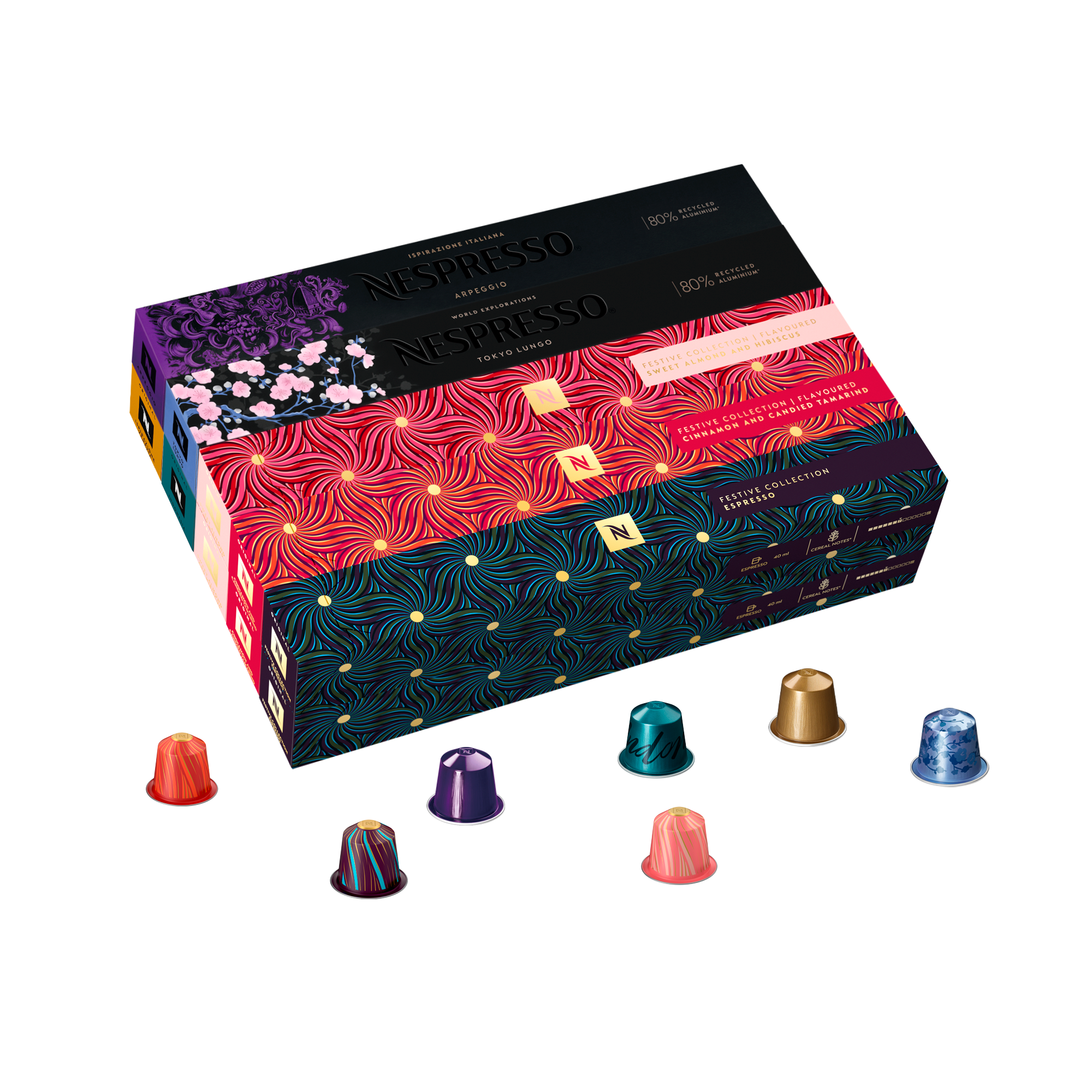 むっくりん Nespresso18本 Original Winter Set (100 Capsules) - Capsule Coffee - Nespresso JP