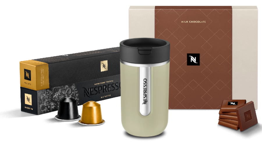 20 Cápsulas de Café + Chocolate + Caneca Sage Green | Nespresso