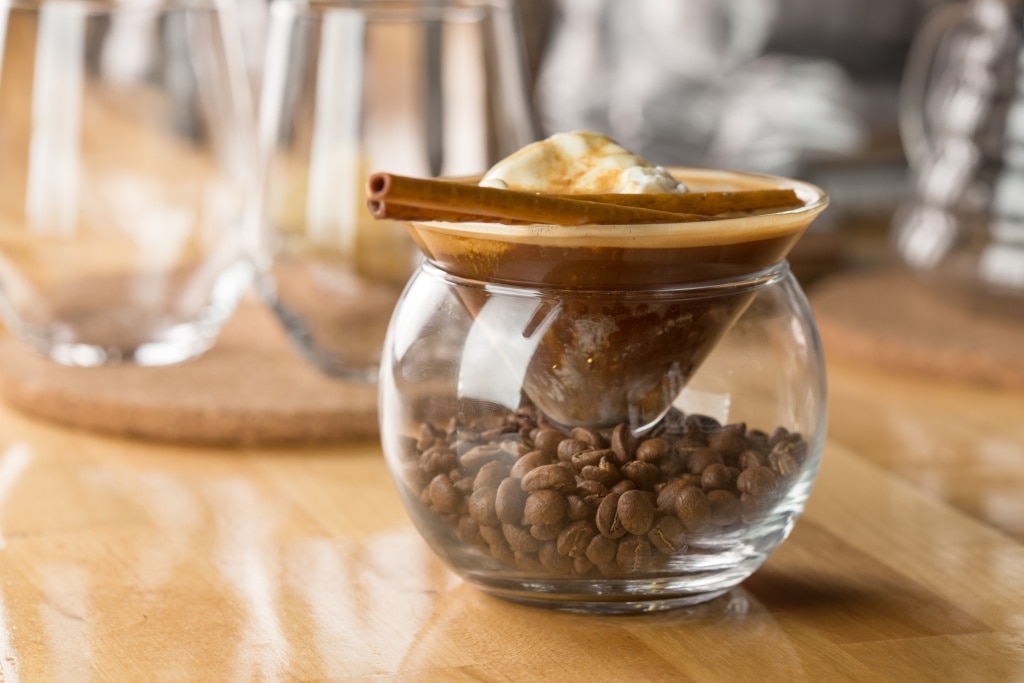 สูตรกาแฟลาเต้ Amaretto Spiced Latte