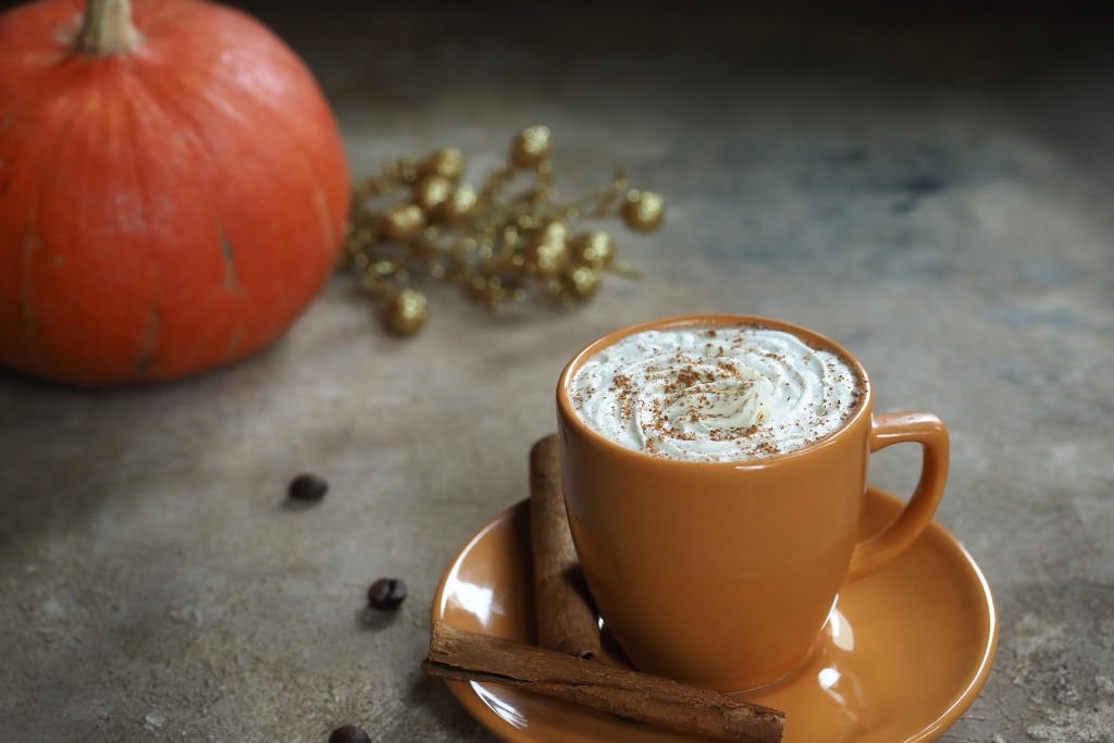 White Chocolate Pumpkin Spice Latte