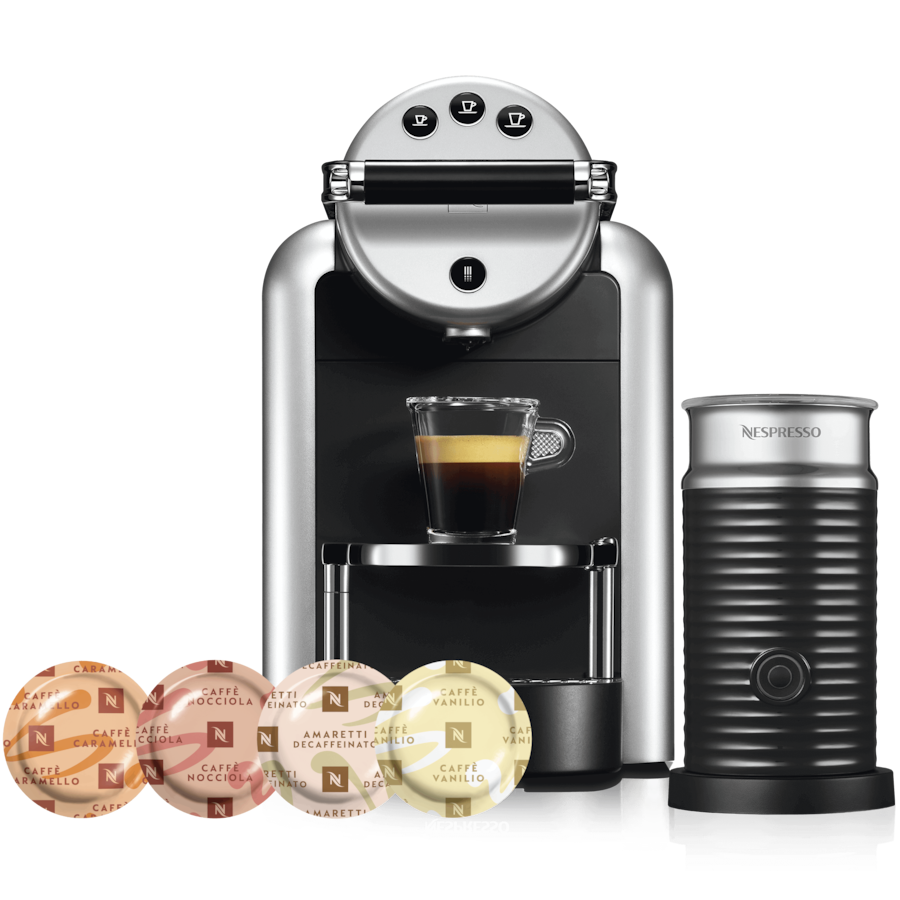 Zenius Milky Bundle with Aeroccino 3 Black - Coffee Machine