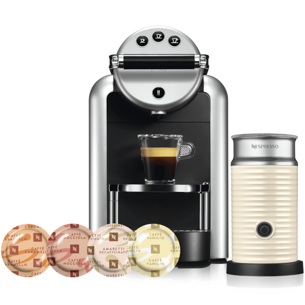 Zenius Starbucks Bundle with Aeroccino White - Coffee Machine