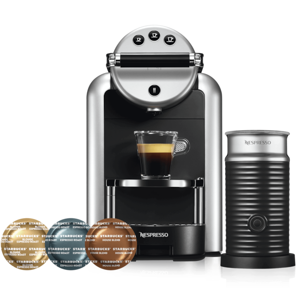 Zenius Milky Bundle with Aeroccino 3 Black - Coffee Machine
