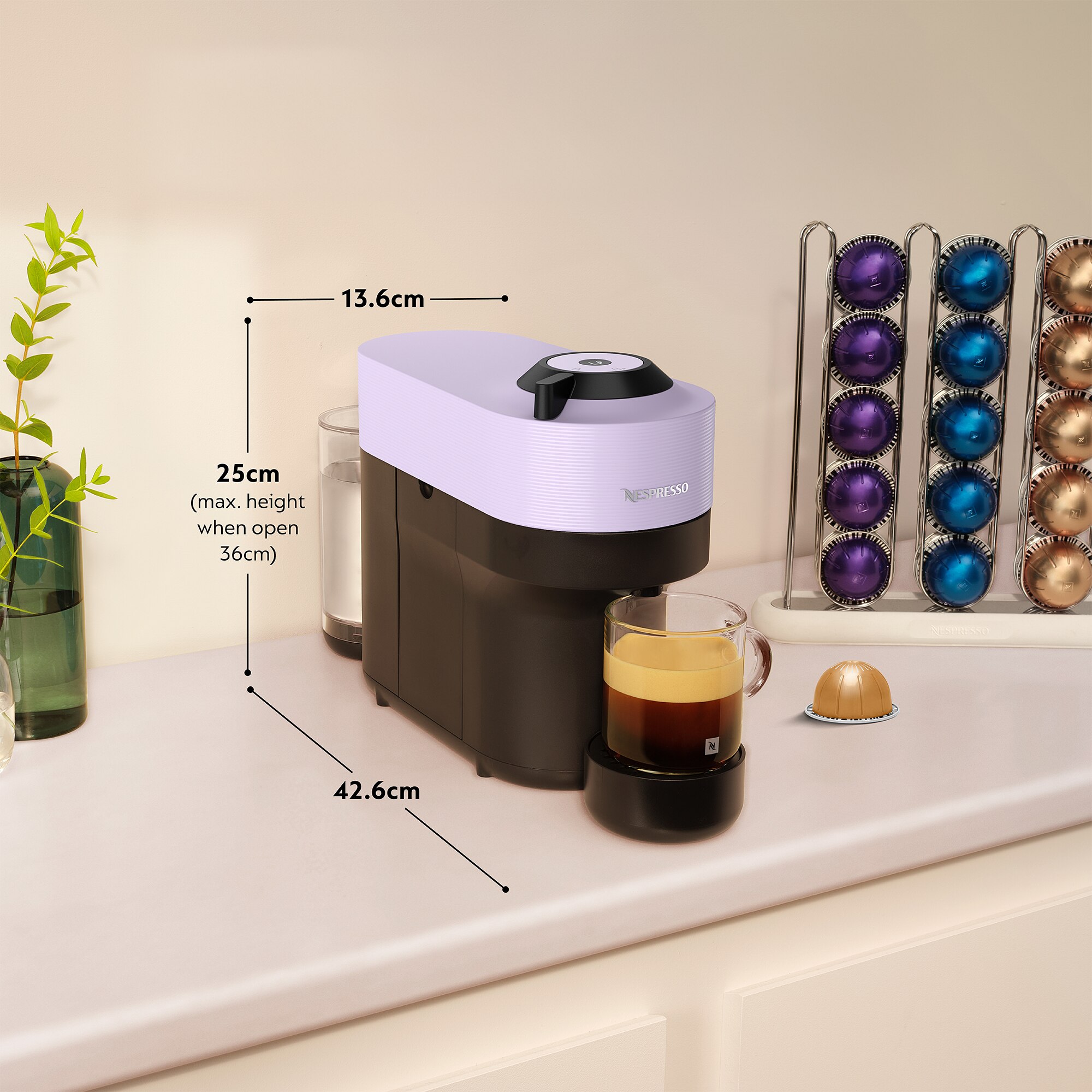 Vertuo Pop Coffee Machine Lilac | Nespresso™