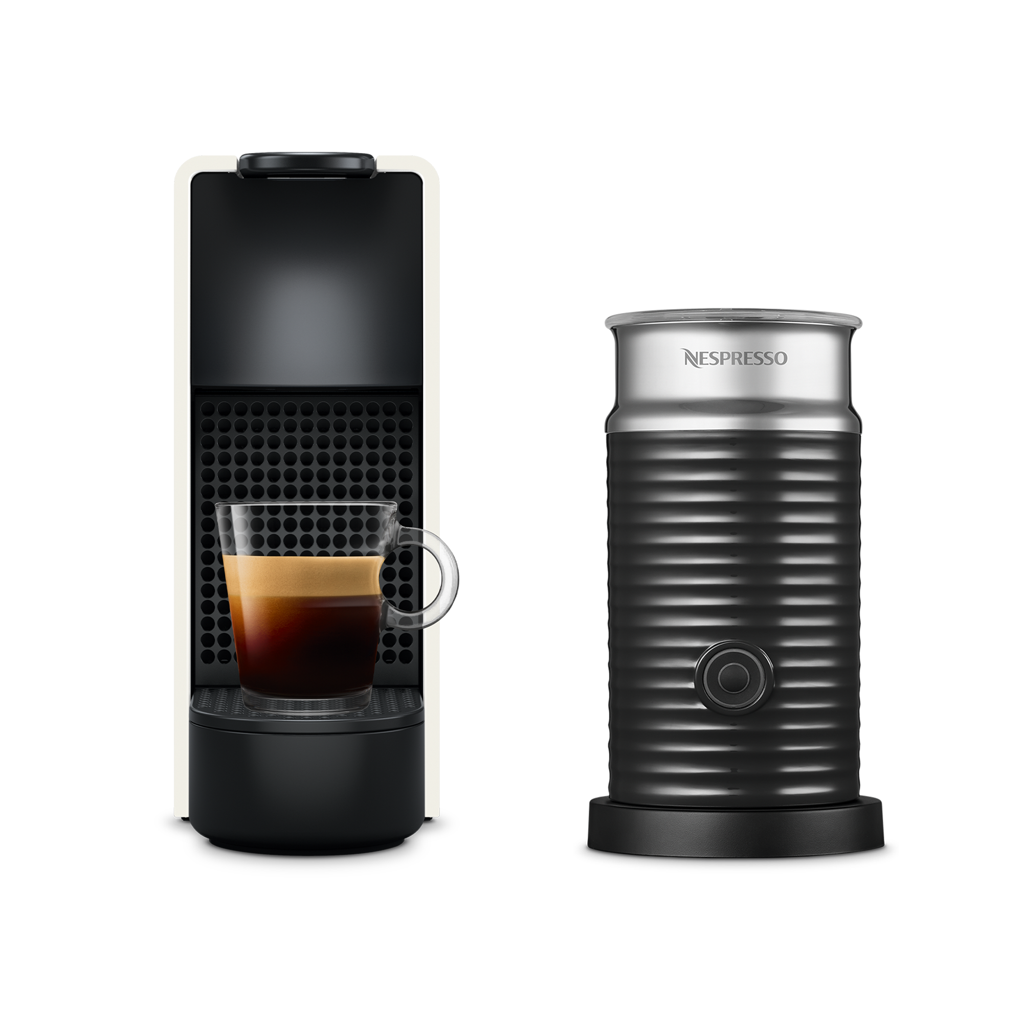 Essenza Mini C Black & Aeroccino | Coffee Machines | Nespresso