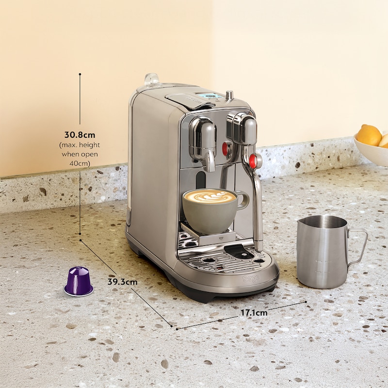 coffee maker nespresso creatista plus sale