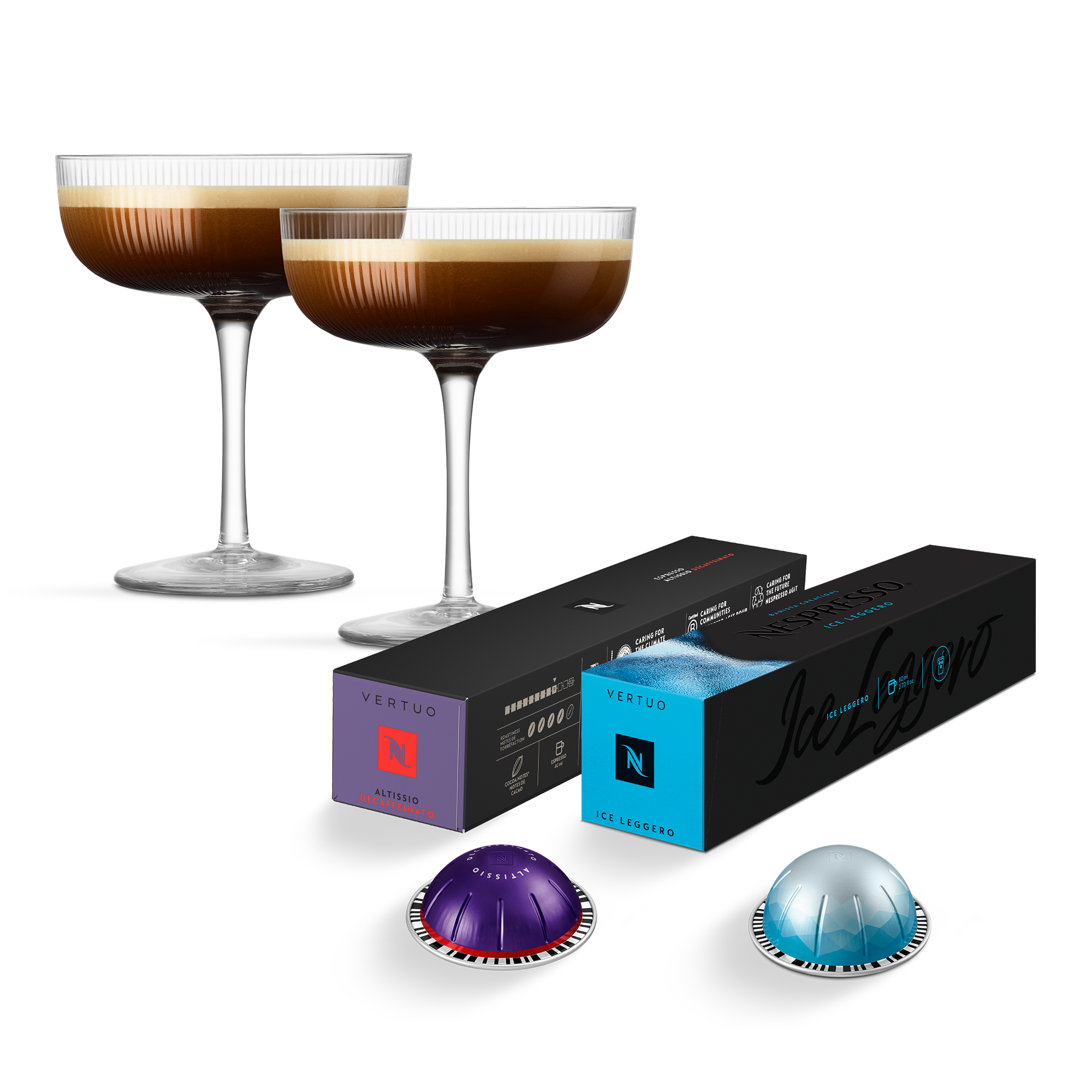 Affogato Martini set - Vertuo
