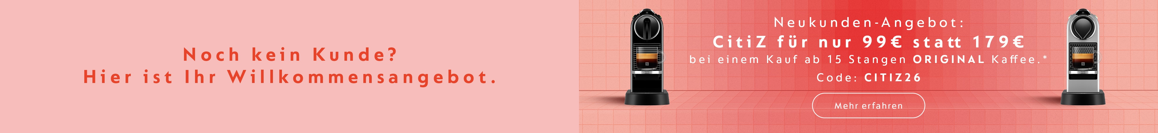 Essenza Mini Red - Small Coffee Machine - Nespresso Germany