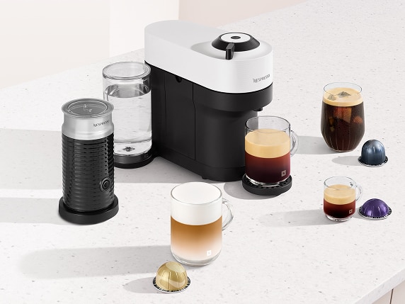 Nespresso VERTUO Pop+ Silver  Vertuo Kaffeemaschine