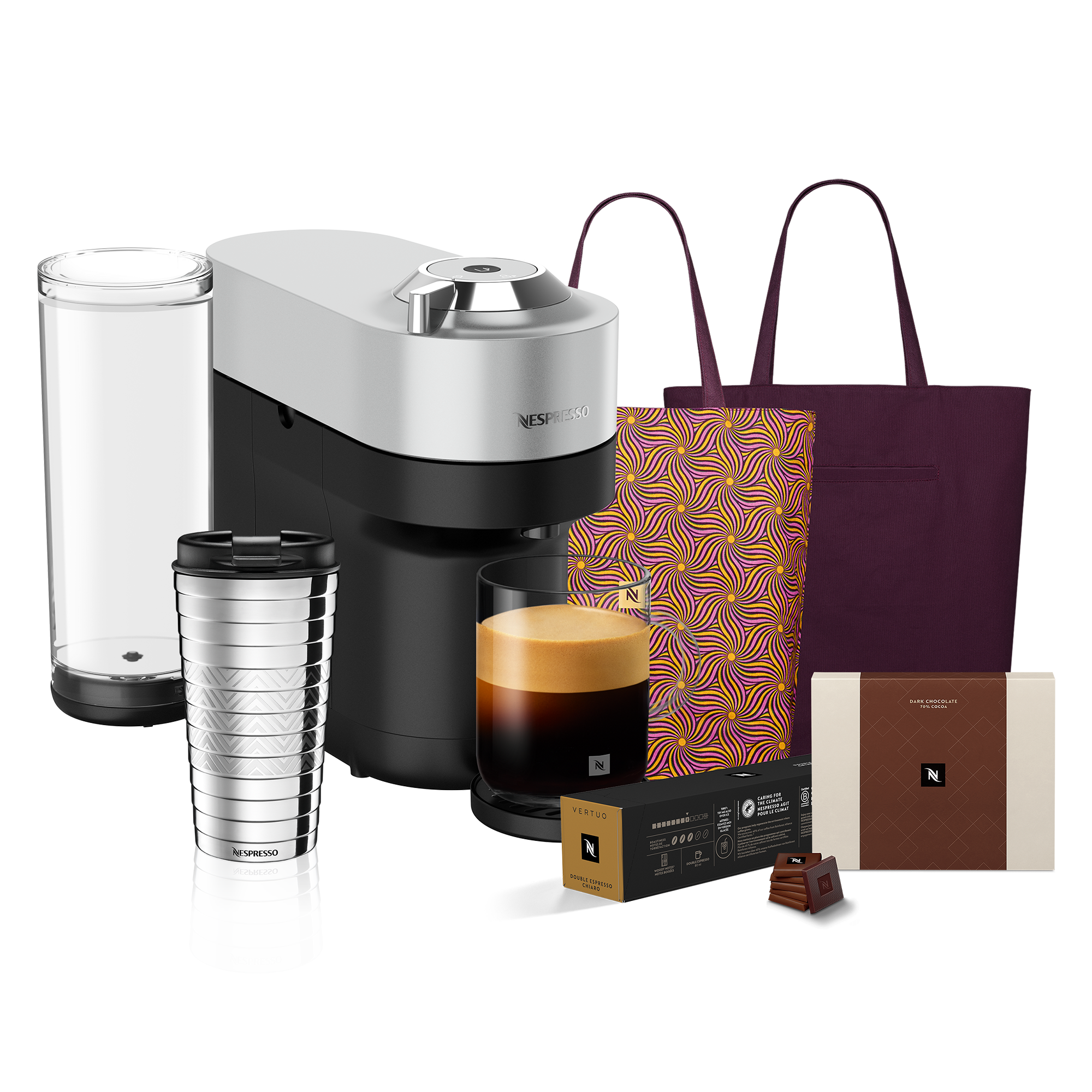 Кофемашина Nespresso Подарочный набор с POP+
