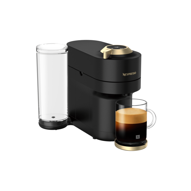 Vertuo Pop+ Deluxe Black Matte Gold - Coffee Machine - Nespresso CA