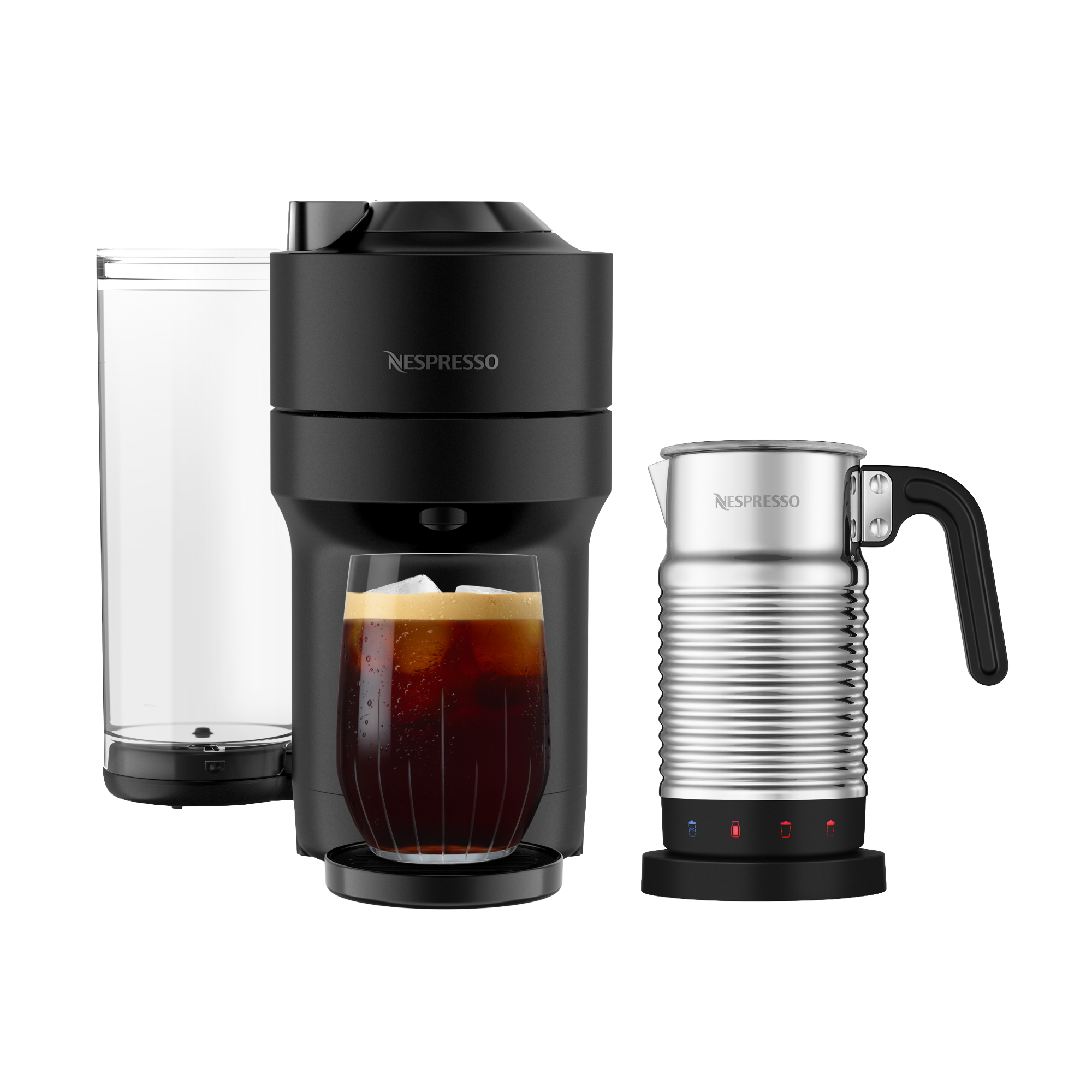 Vertuo Pop+ Deluxe Matte Black & Aeroccino 4 Bundle