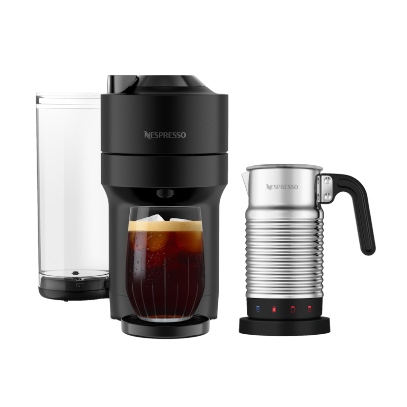 Vertuo Pop+ Deluxe Black Matte with Aeroccino - Nespresso CA