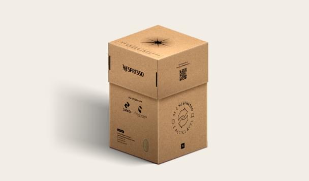 Coleta de cápsulas usadas para reciclagem da Nespresso Profissional nas agencias dos correios