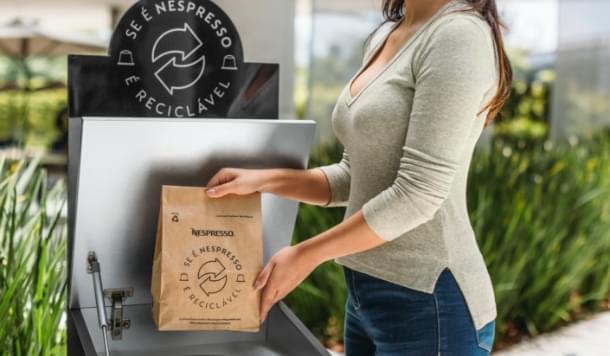 Pontos de coleta de cápsulas de café Nespresso para reciclagem distribuídos por todo o Brasil