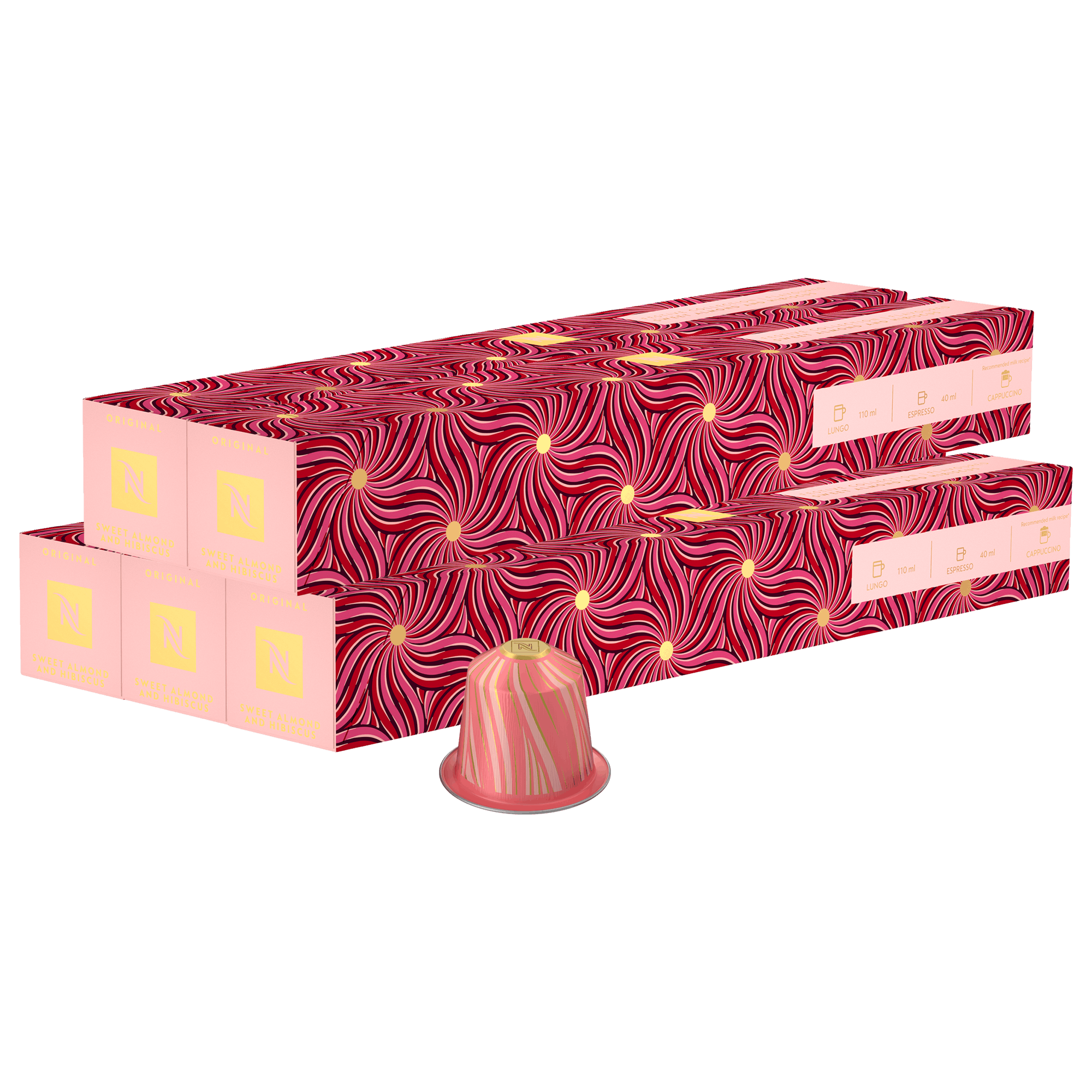 Pachet 50 Almond & Hibiscus Capsules | Nespresso™ România