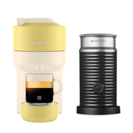 Cafeteira Vertuo Pop Amarelo Summer com Aeroccino 110v | Nespresso