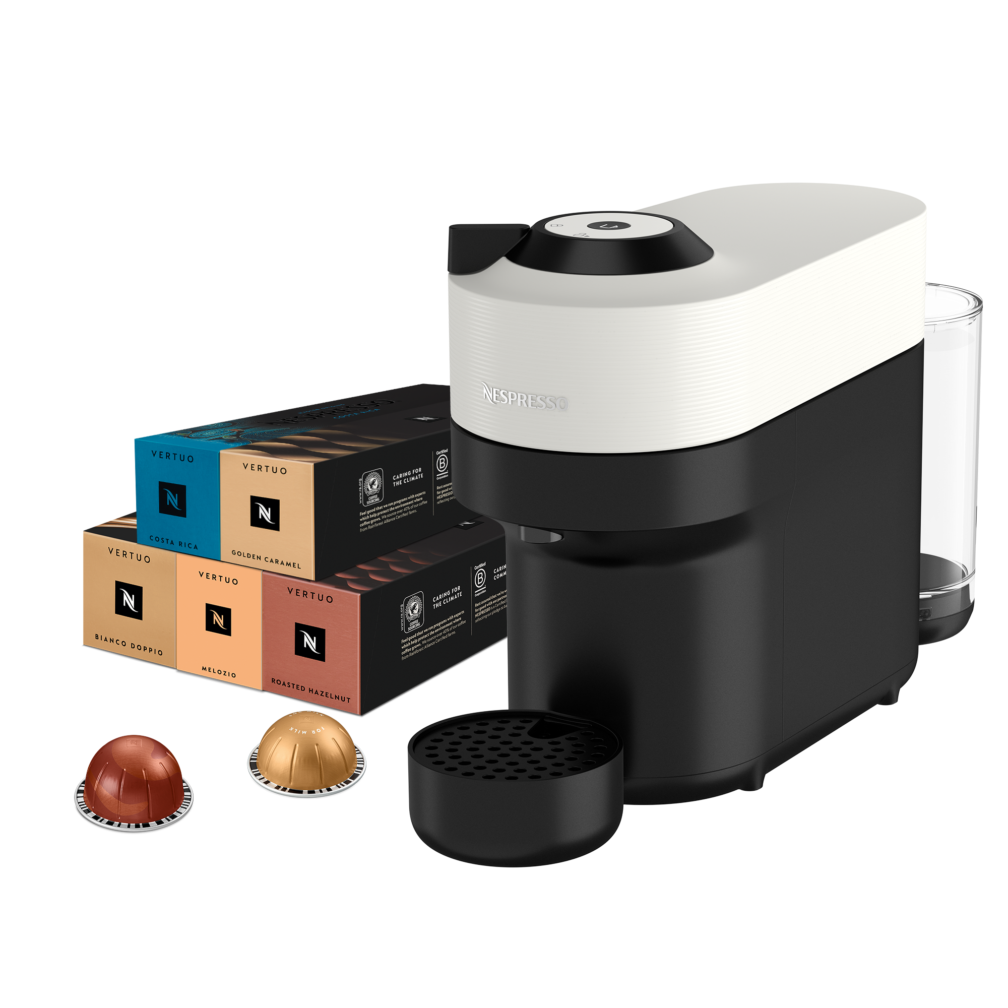 Nespresso Vertuo Next Dark Chrome - Vertuo Coffee Machine - Nespresso