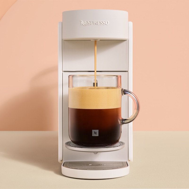 Vertuo Up & Milk Frother Bundle – Pearl White | Nespresso USA