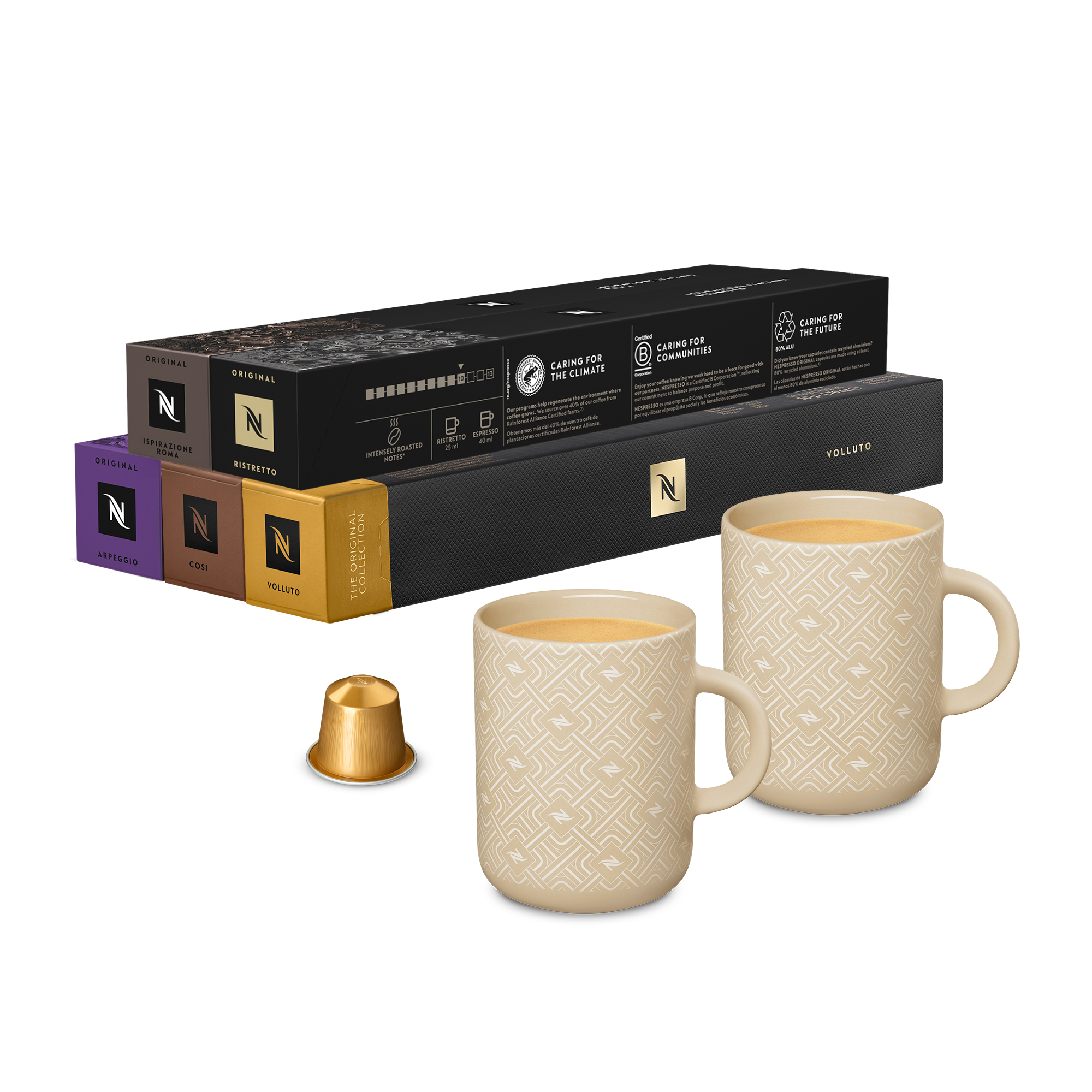 Nespresso 40-летие: кружки с кофе Original