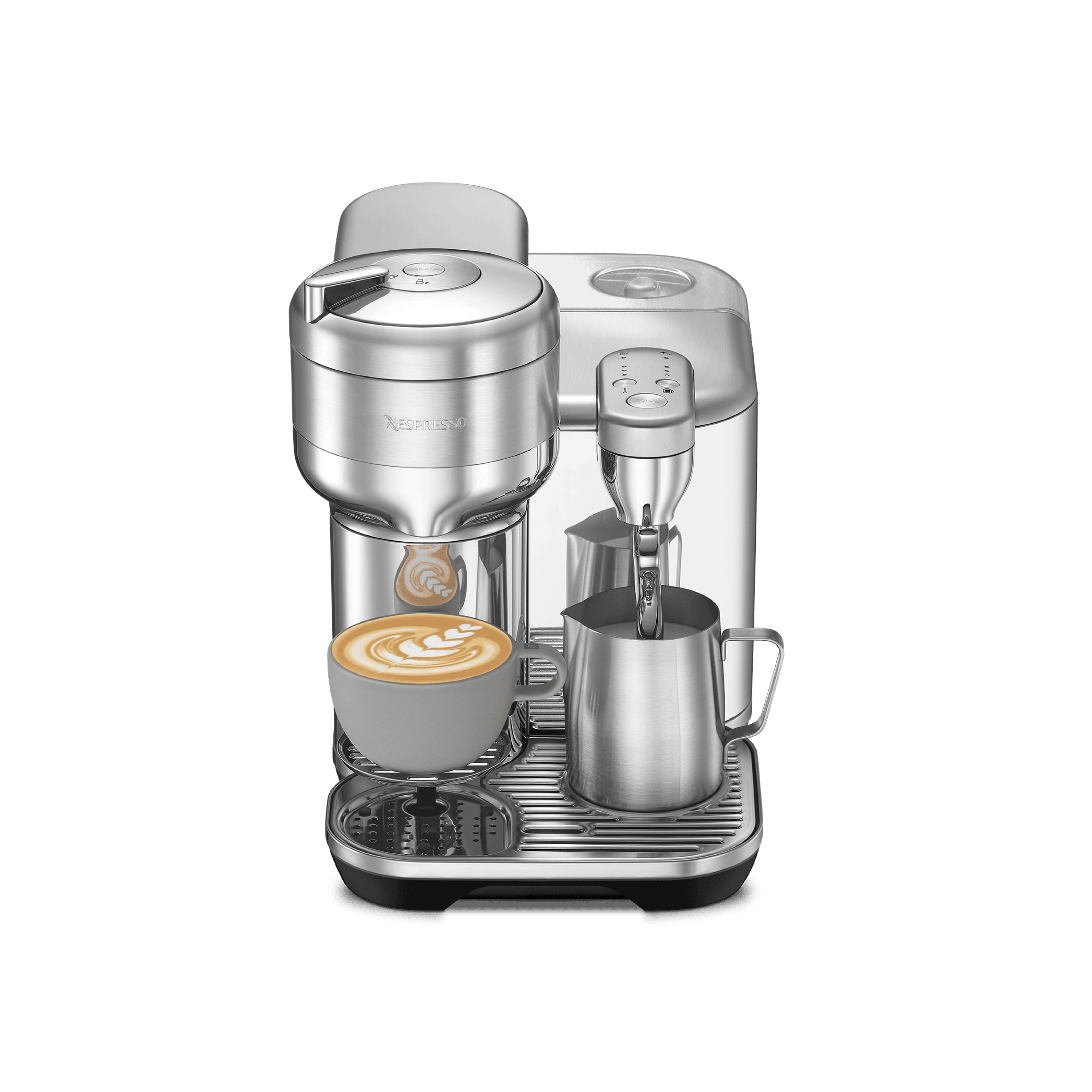 Кофемашина Nespresso Vertuo Creatista нержавеющая сталь — фото 2